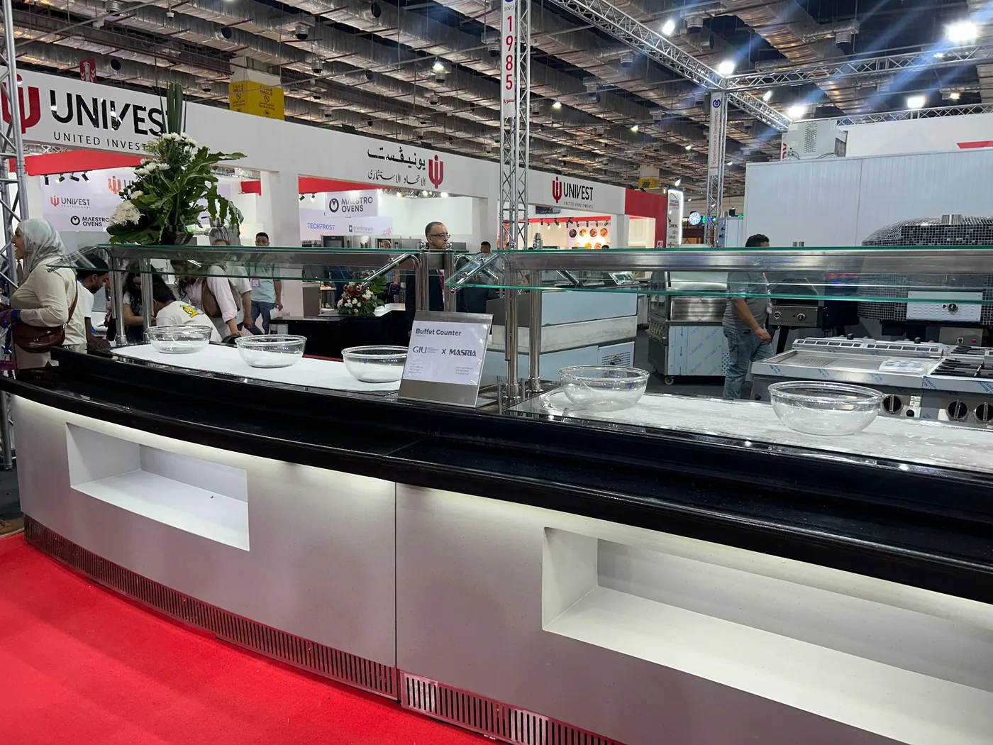 Buffet counter at HACE