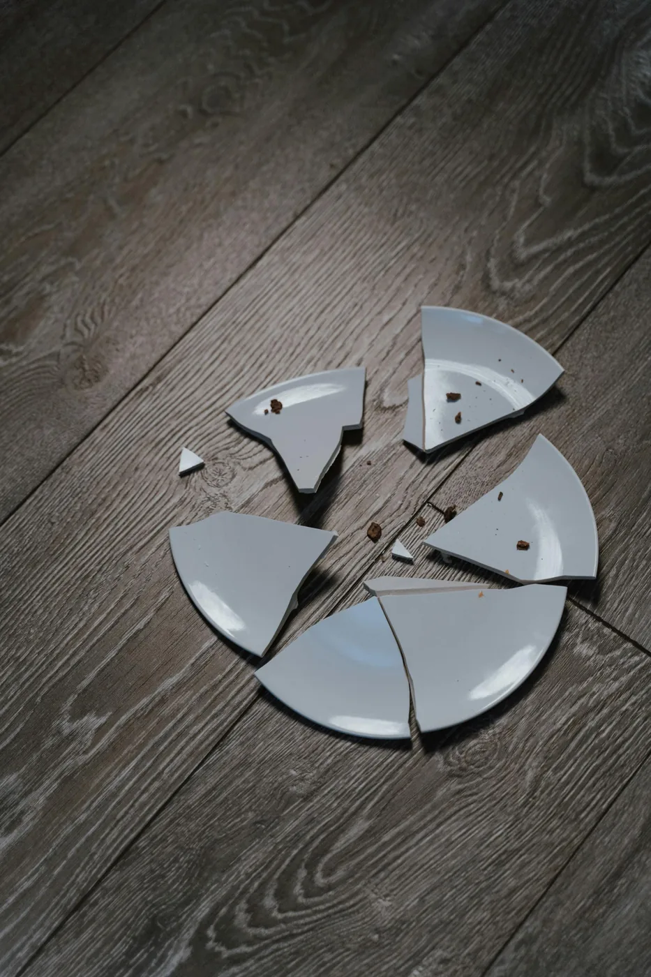 Broken plate