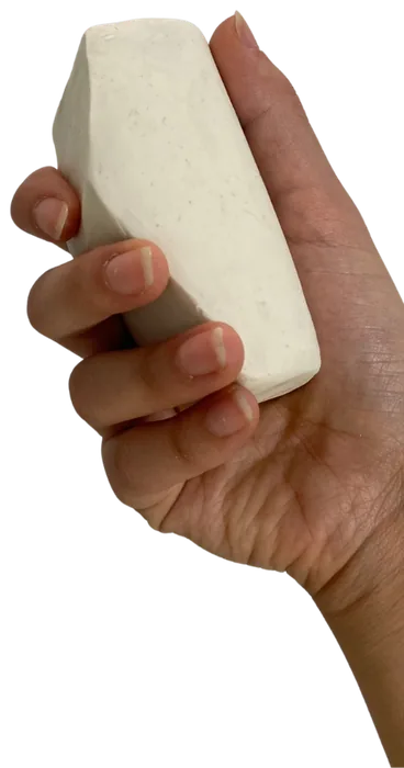 Grip study — clay model in hand