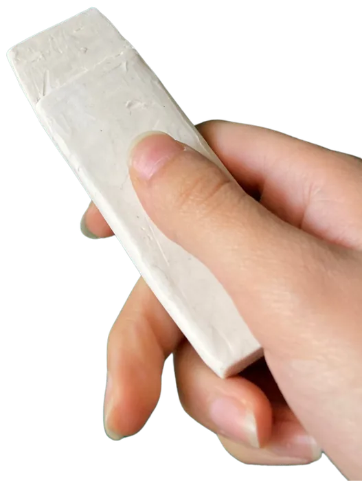 Grip study — clay model in hand