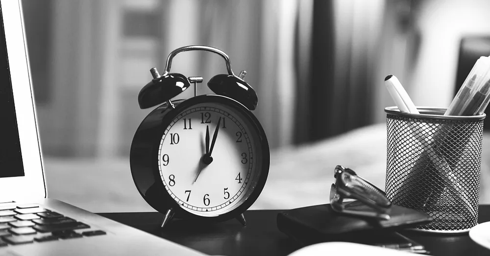 Alarm clock — time pressure