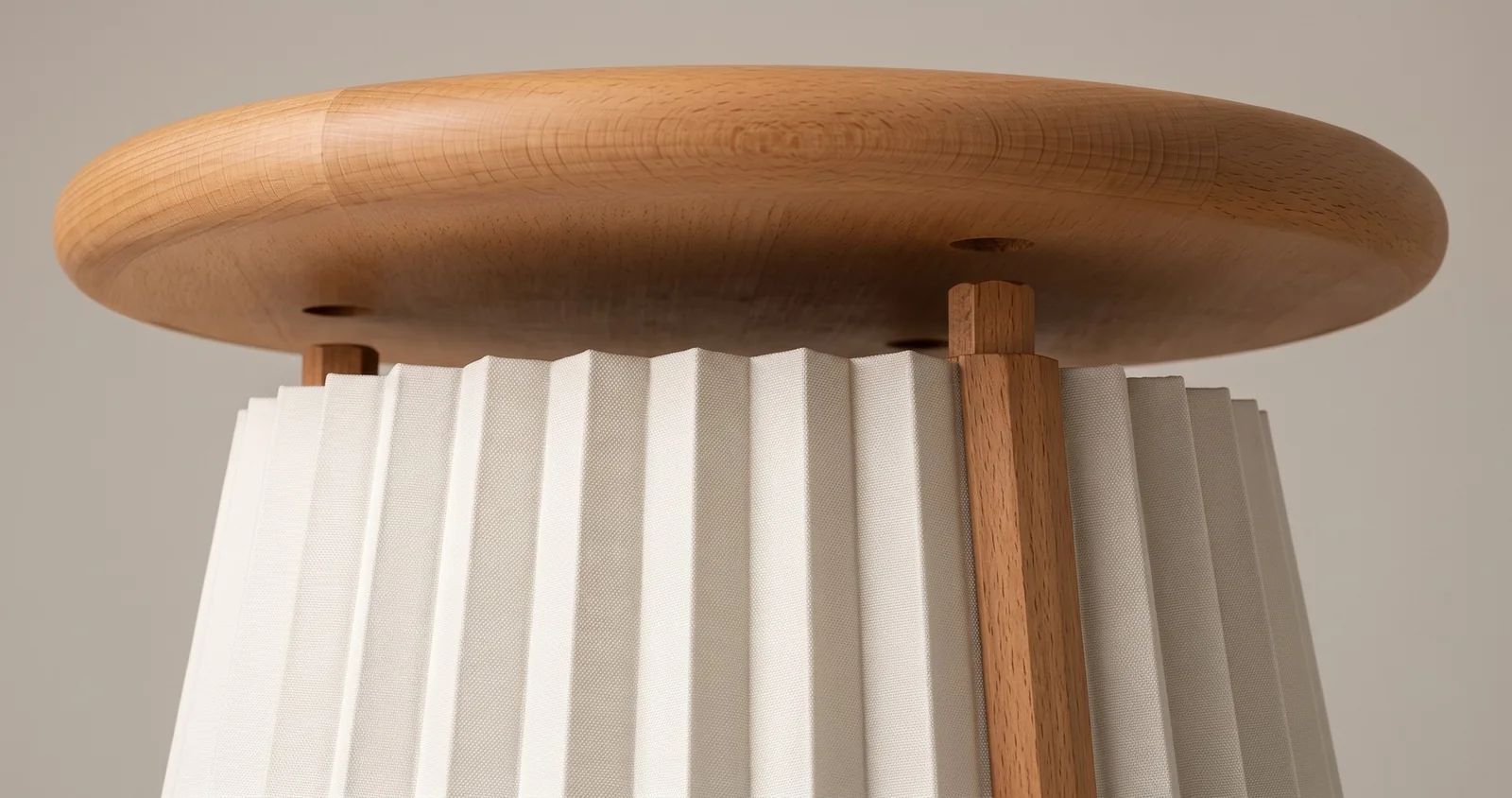 Underside of the seat with posts pegged into it